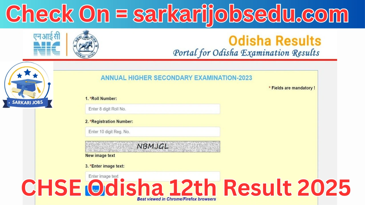 CHSE Odisha 12th Result 2025: Live Updates on Odisha Plus 2 Result Date @chseodisha.nic.in