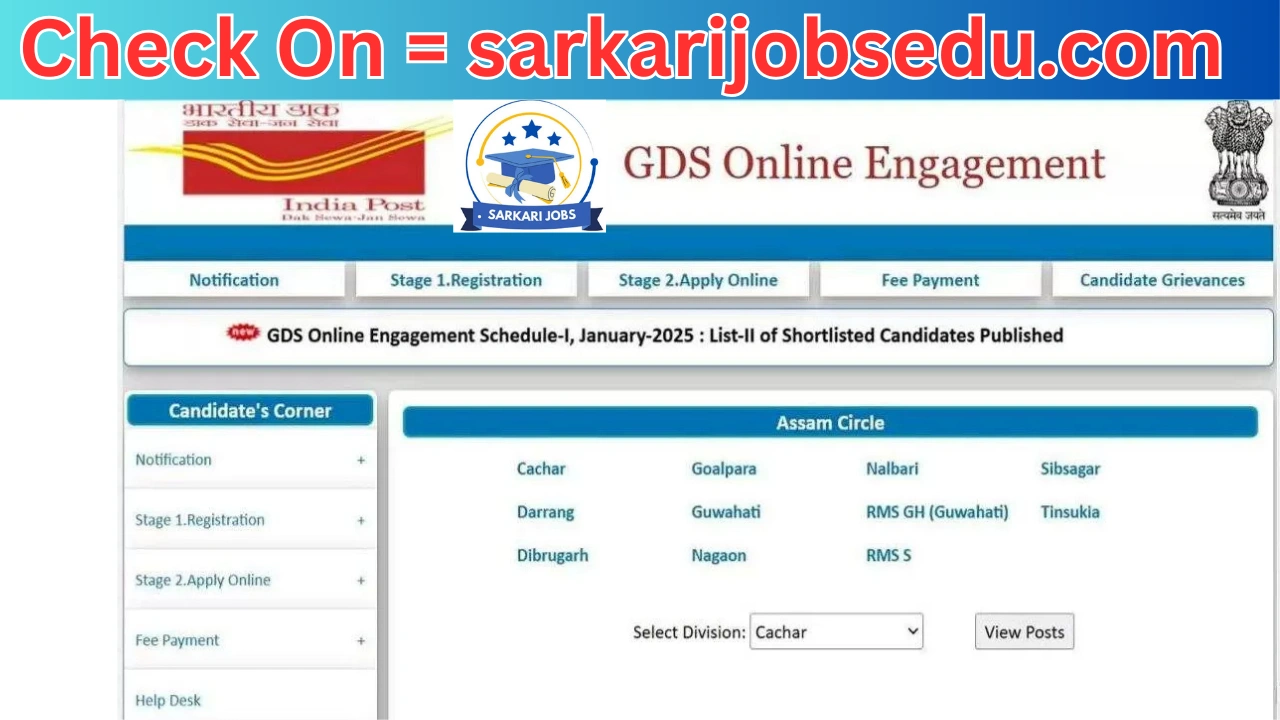 India Post GDS 3rd Merit List 2025 OUT at indiapostgdsonline.gov.in, Check Steps to Download Merit List PDF – Direct Link Here