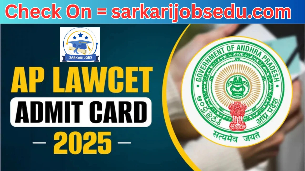 AP LAWCET/PGLCET Admit Card 2025 LIVE: Hall Ticket Link to be OUT & Test Centre Guidelines