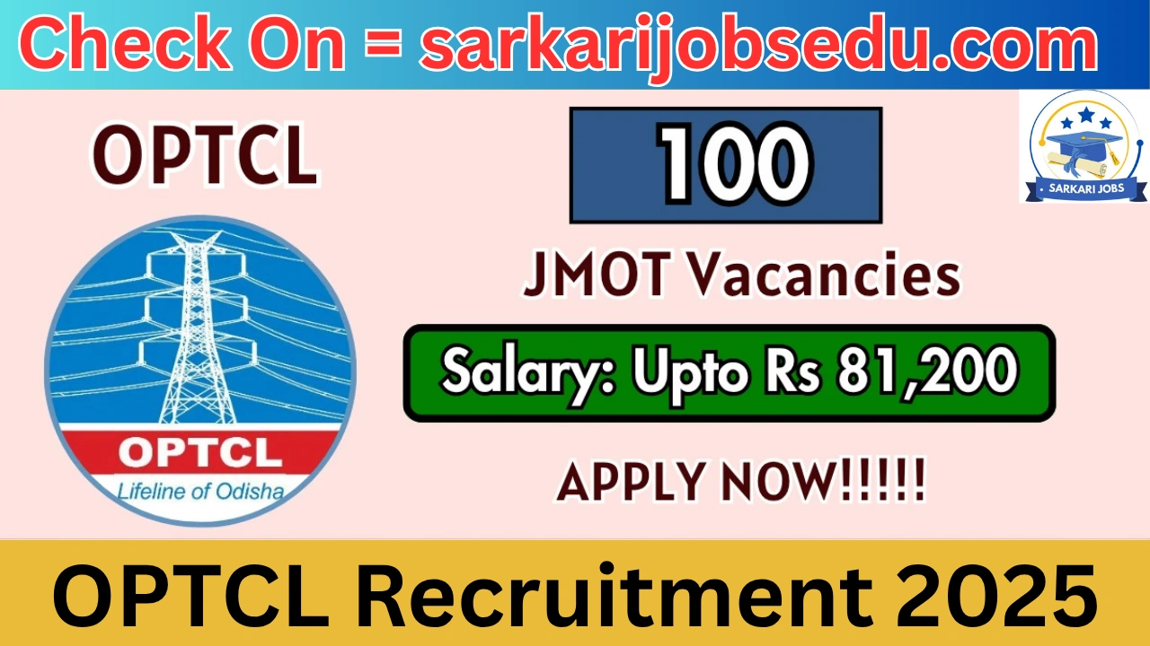 OPTCL Recruitment 2025