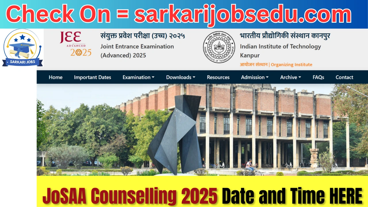 JoSAA Counselling 2025: Registration Starts on June 3, Download Schedule Here