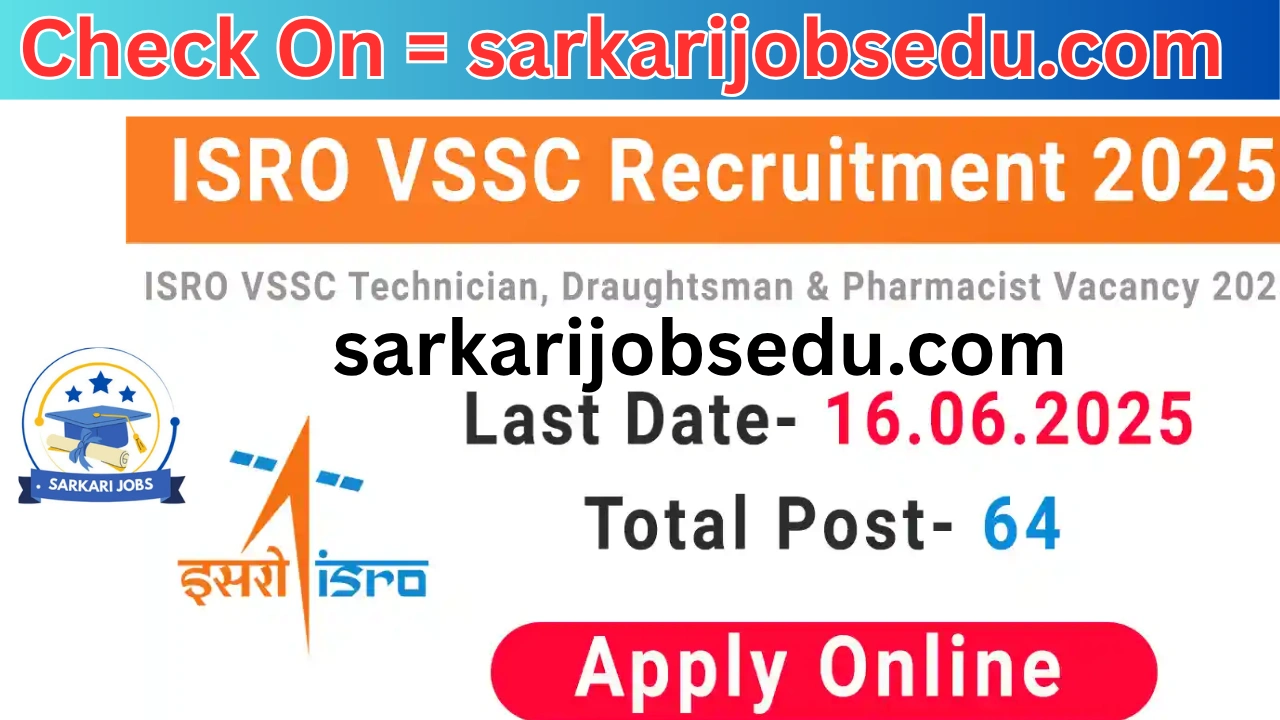 ISRO VSSC Recruitment 2025 – Apply Online for 83 Technical Assistant, Library Assistant and More Posts