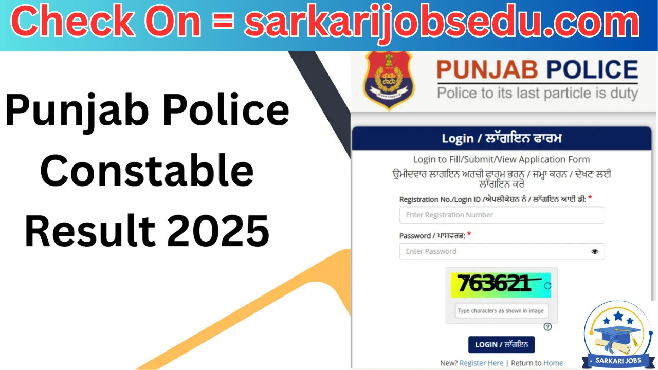 Punjab Police Constable 2025: Result & Cut‑Off Deep Dive