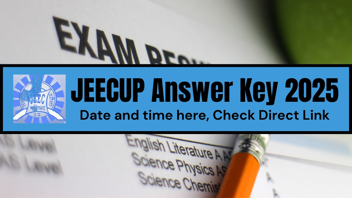 JEECUP 2025 Answer Key
